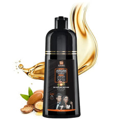 Argan oil shampoo for dyeing hair brown