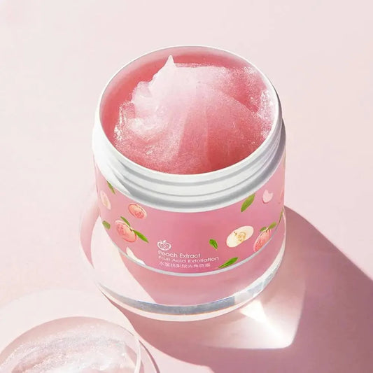 Peach skin care scrub