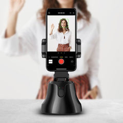 360 degree mobile holder with rotation and automatic face tracking