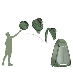 Toilet and changing tent for travel