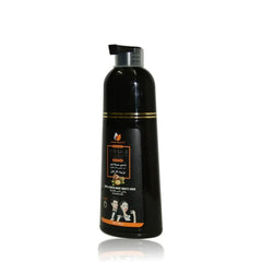 Hair dye shampoo with argan oil