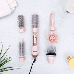 7 in 1 hair straightening brush