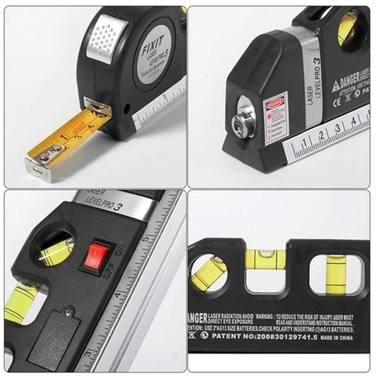 Multi-use space measuring device