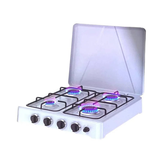 4-burner stove with two-year warranty