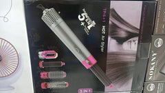 Hair straightening brush 5*1