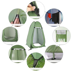 Toilet and changing tent for travel