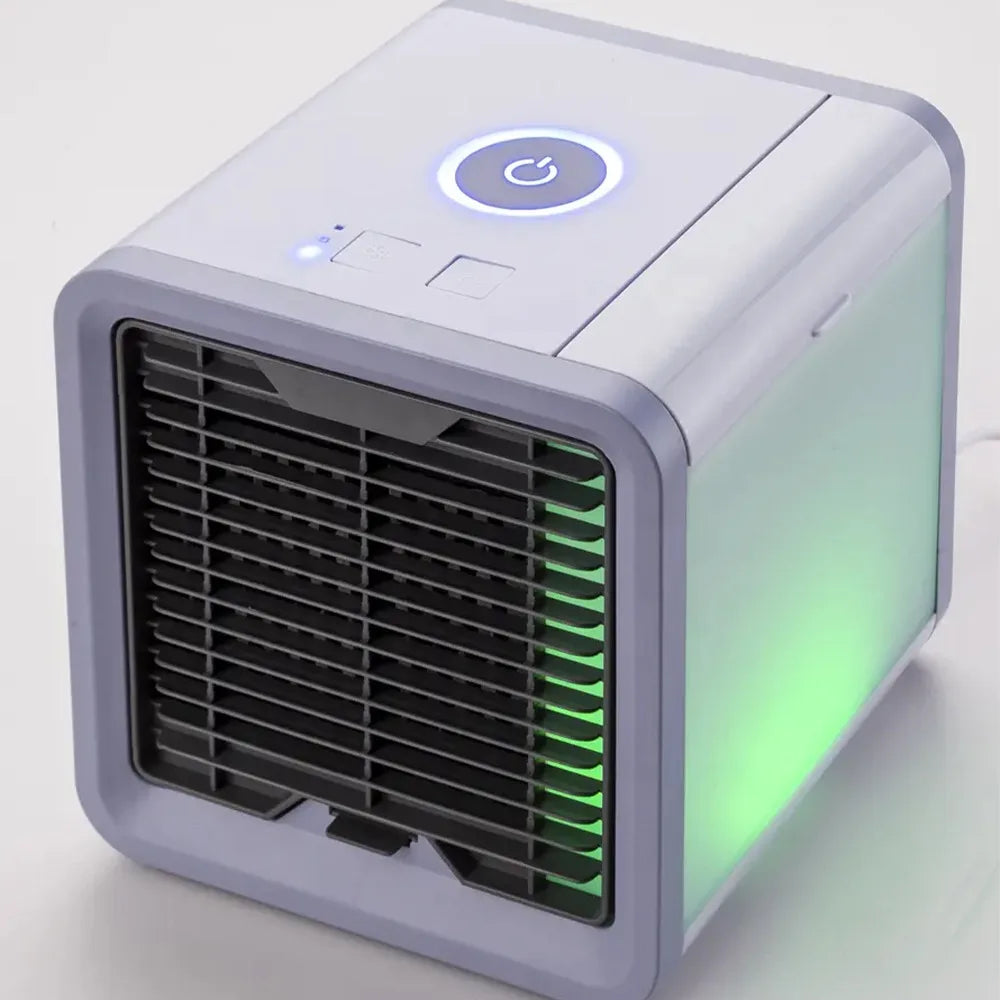 Air conditioner and illuminated air cooler