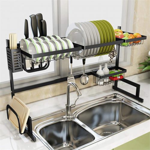 Dish rack for sink