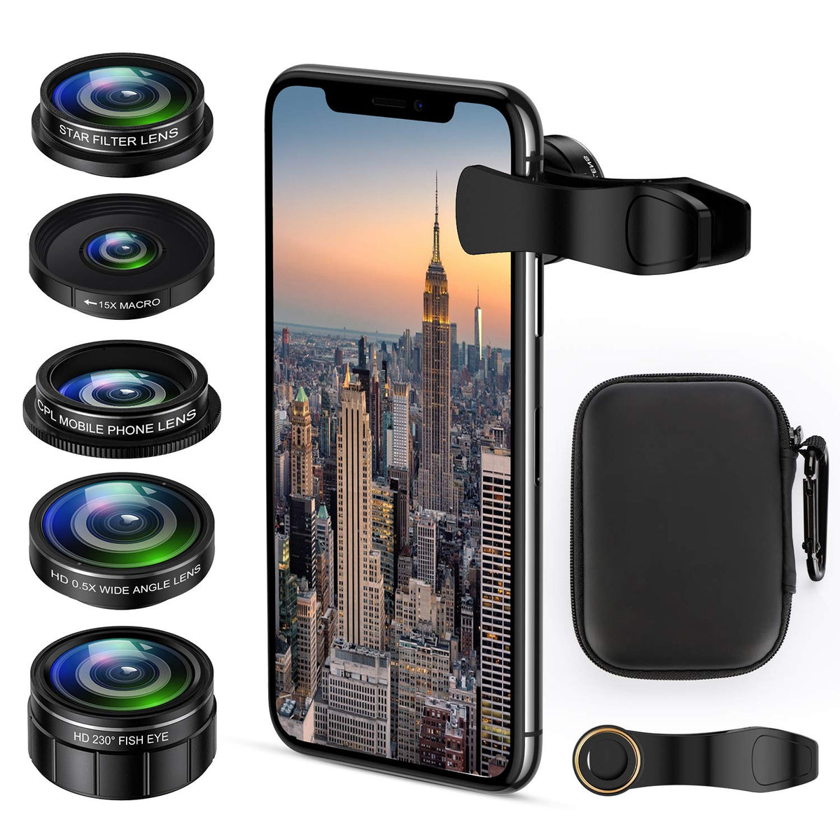 Mobile zoom lens kit 5*1