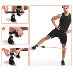 Elastic bands for portable exercise