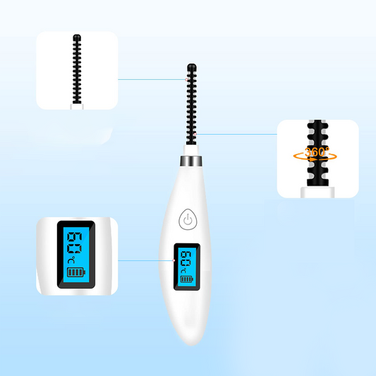 Electric eyelash straightening device