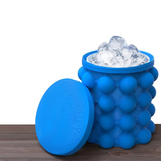 Silicone ice cube maker