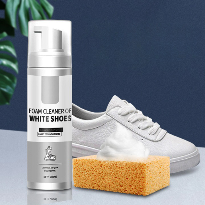 Offer of two white shoe foam cleaners