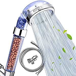 Tourmaline water purifying shower