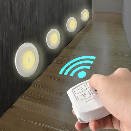 إضاءة LED مع جهاز تحكم عن بُعد – 3 قطع