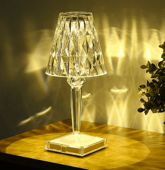 Crystal lamp with remote