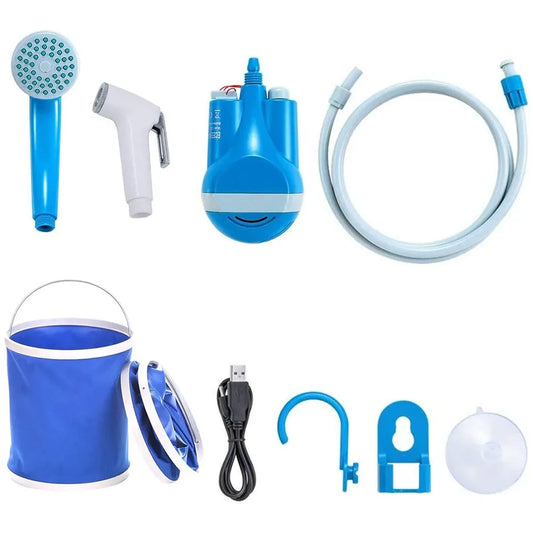 Travel Toilet and Changing Tent + Portable Shower with Water Pump