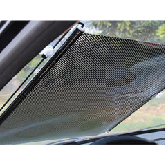 Retractable sun shade