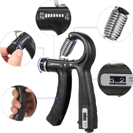 Offer 2 tablets of hand grip strengthener for forearm exercises