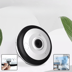 A surveillance camera that supports 360-degree recording