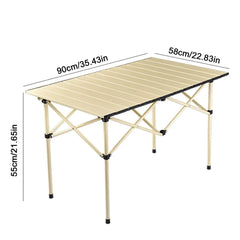 Luxurious folding table